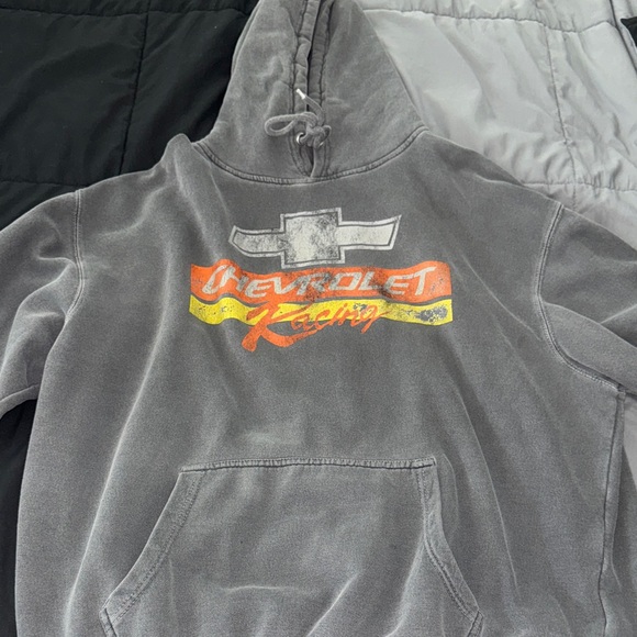 Urban Outfitters Tops - Urban Outfitters Chevrolet Racing Gray Hoodie